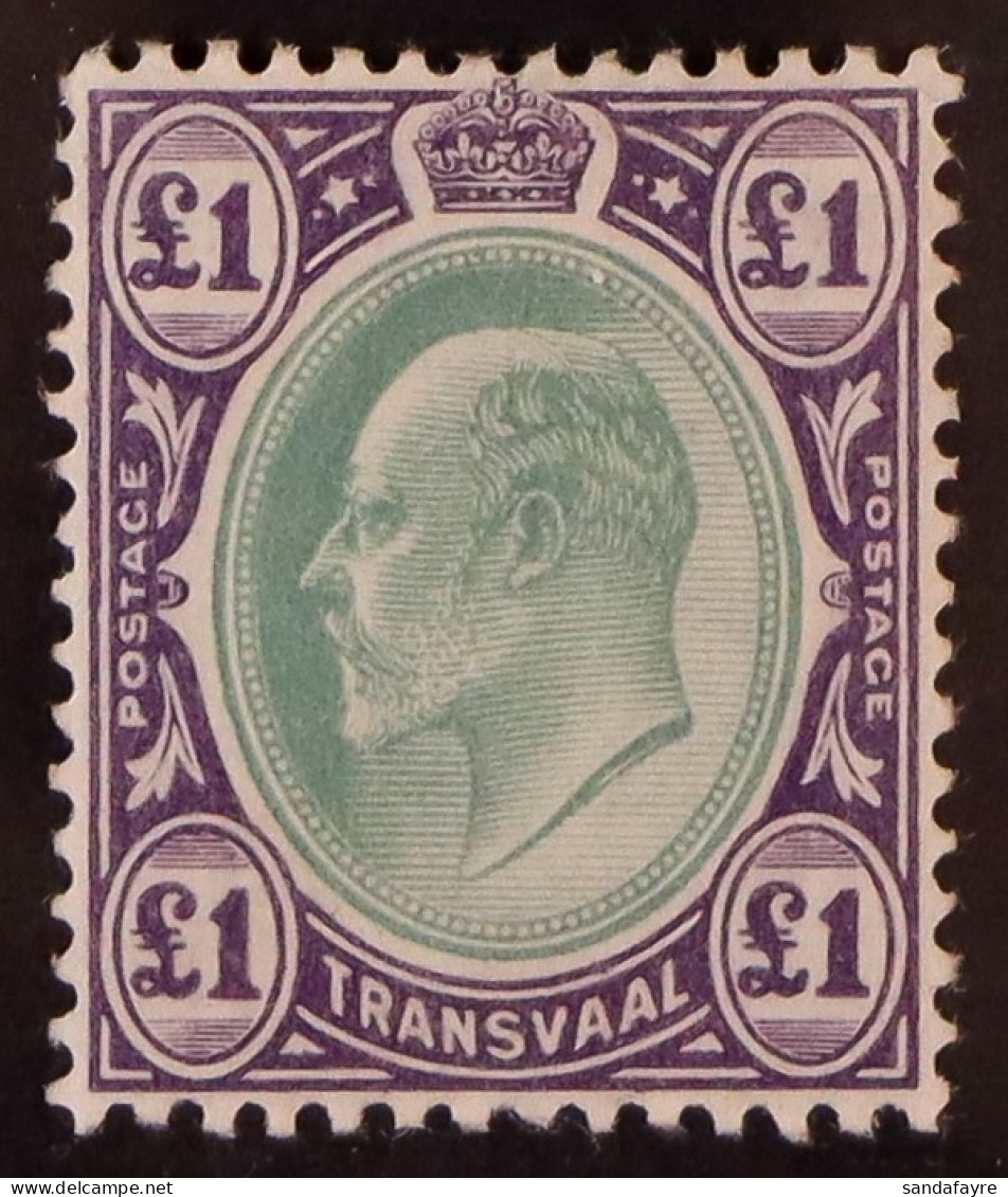 TRANSVAAL 1903 ?1 Green And Violet, SG 258, Mint Very Lightly Hinged. Cat. ?375 - Ohne Zuordnung