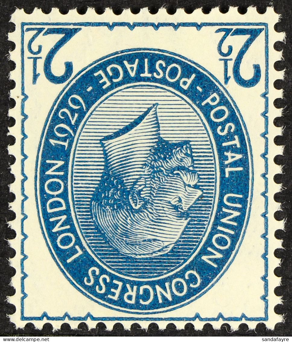 1929 2?d Blue UPU Congress WATERMARK INVERTED, SG 437wi, Superb Never Hinged Mint, Unusually Fresh For This. Cat ?3250.? - Ohne Zuordnung