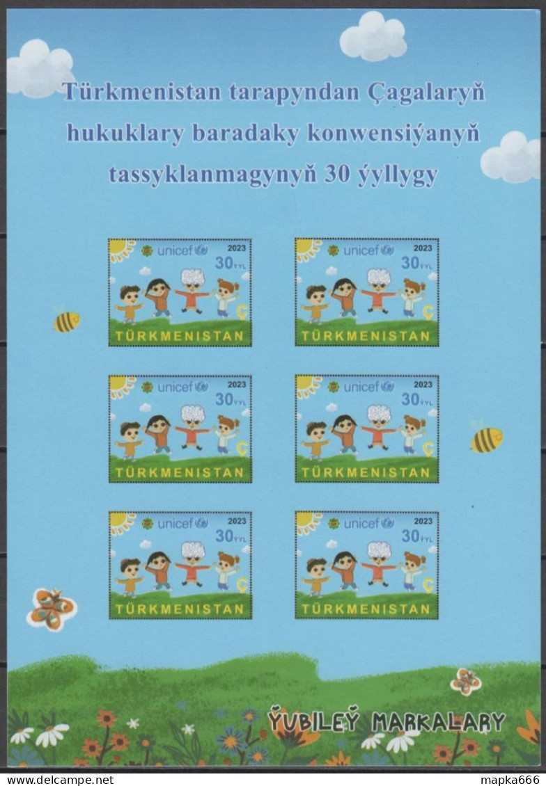 2023 Turkmenistan UNICEF Children's Day ! Just 2000 Copies MNH - Turkmenistan