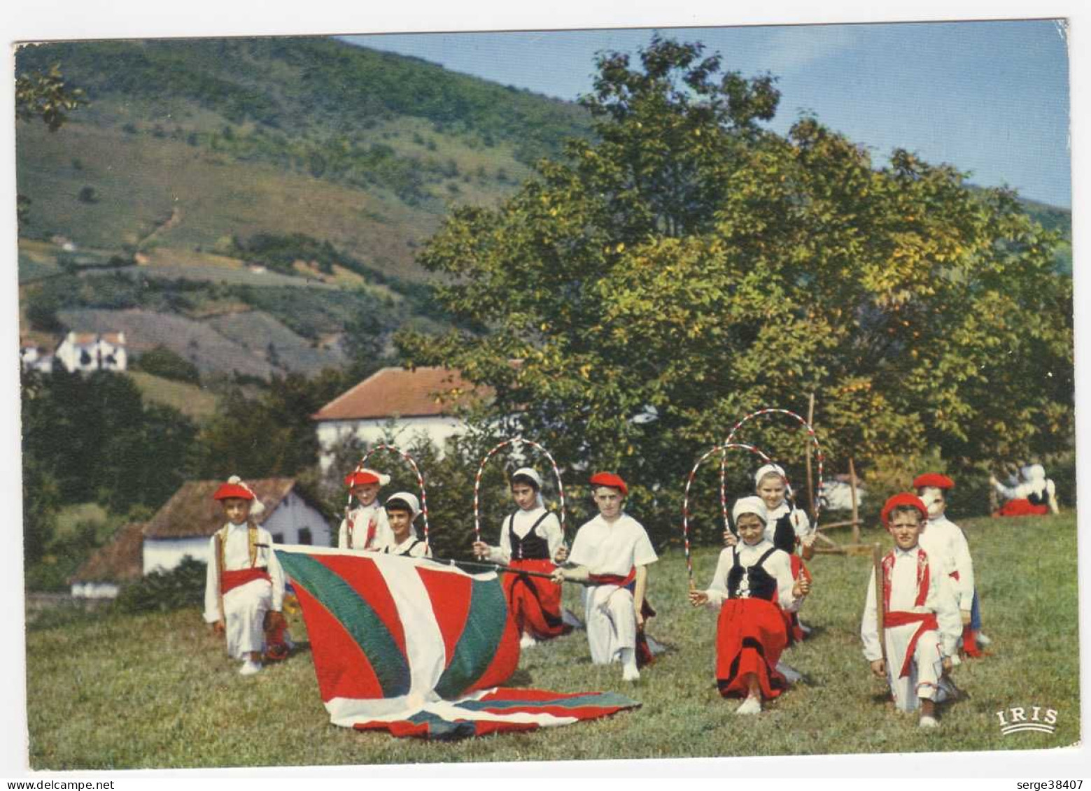 FOLKLORE BASQUE - 64 Ispoure - Danse Du Drapeau - 1967 - Groupe De Me SERVANT # 6-7/21 - Danses