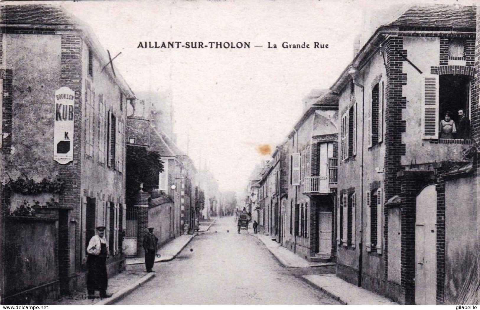 89 - Yonne -  AILLANT Sur THOLON - La Grande Rue - Aillant Sur Tholon