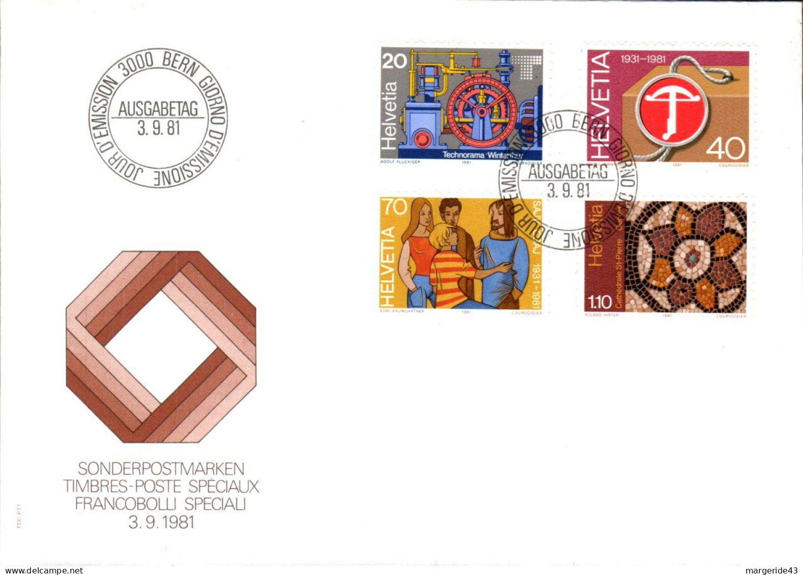 SUISSE  LOT DE 78 FDC