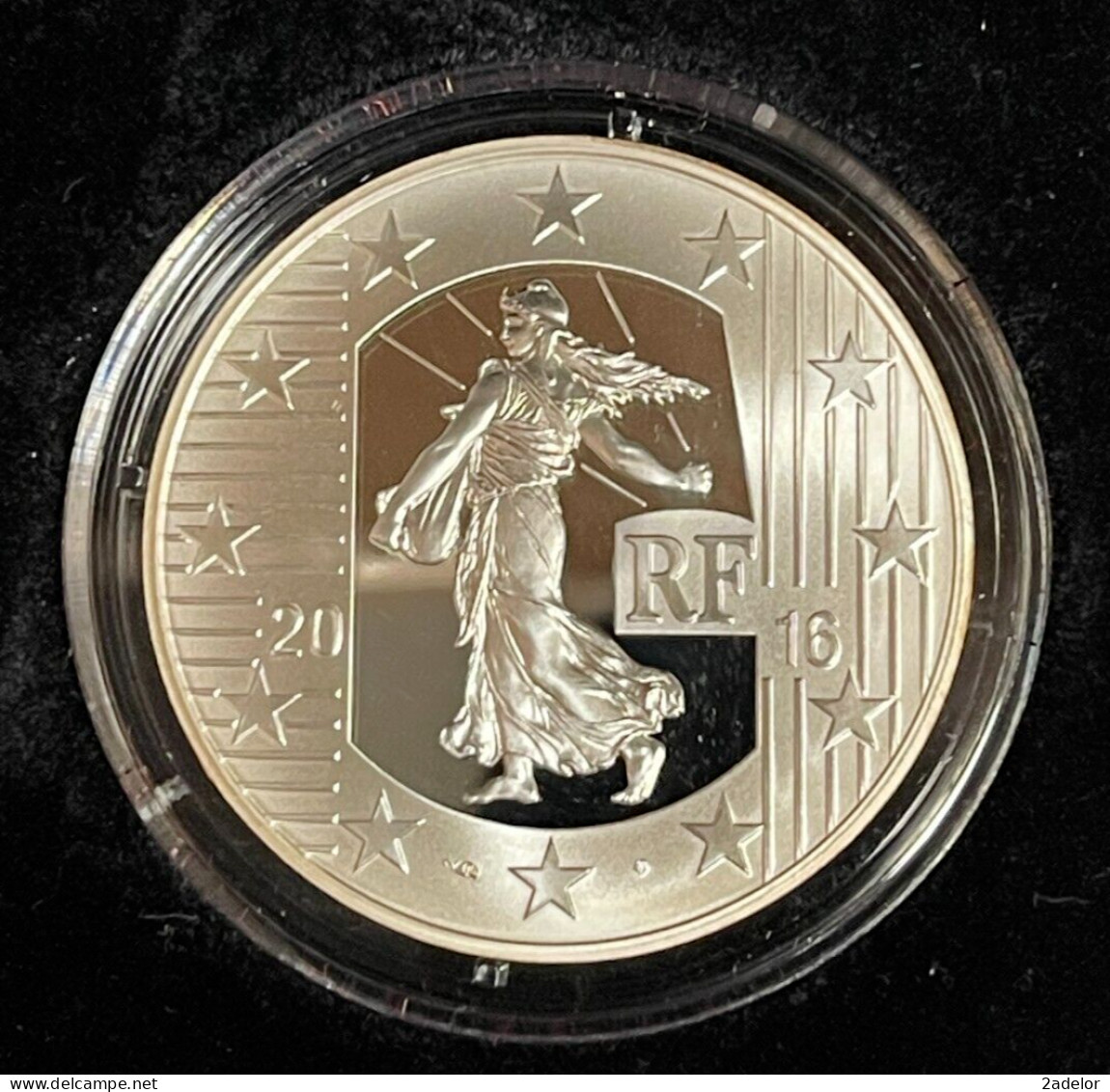 Beau Coffret De 10€ BE Argent, 2015. Monnaie De Paris. Semeuse Franc à Cheval - Francia