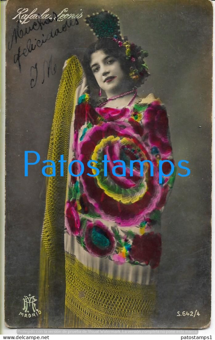 228957 ARTIST RAFAELA LEONIS SPAIN ACTREES POSTAL POSTCARD - Entertainers