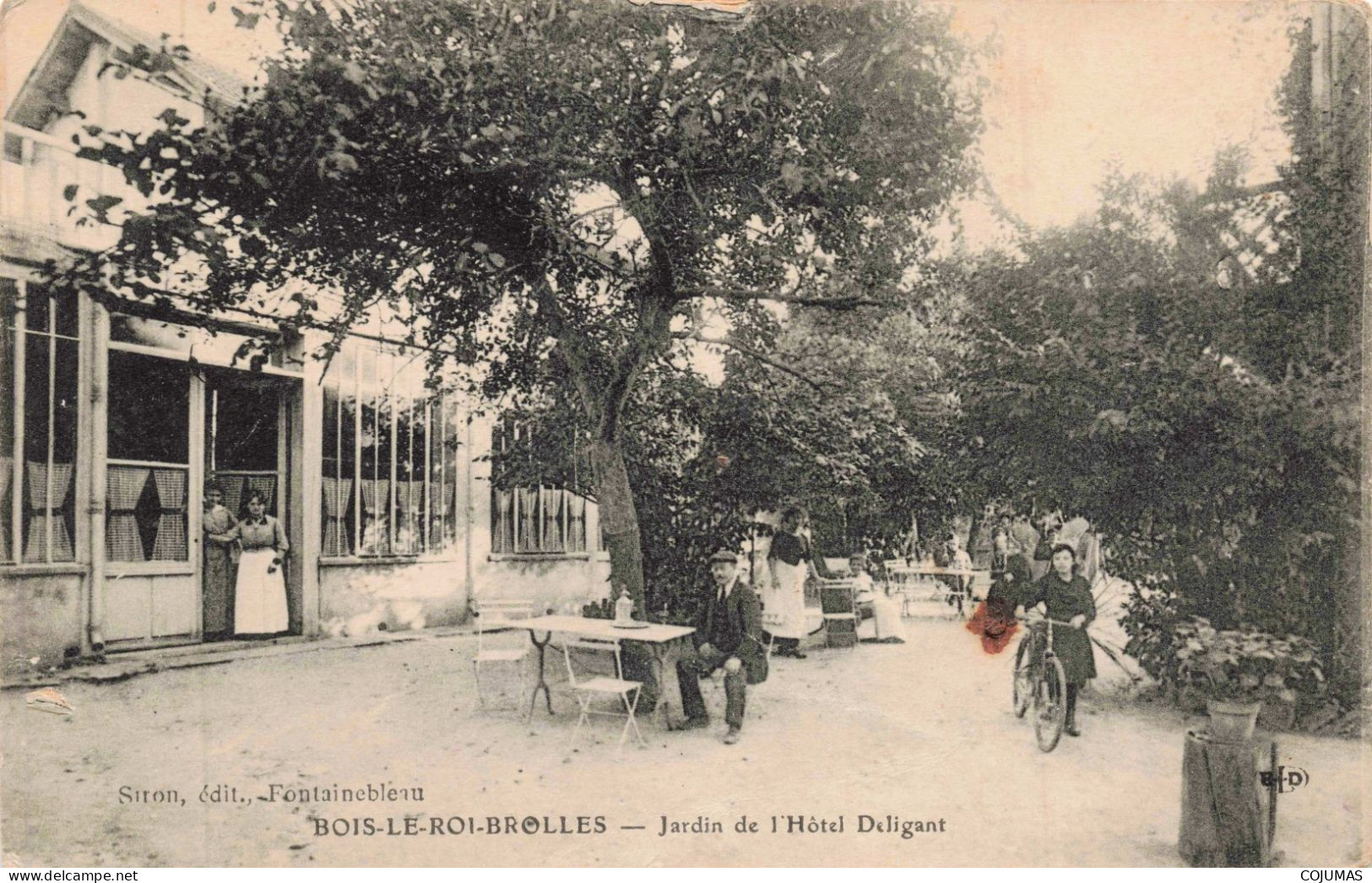 77 - BOIS LE ROI BROLLES _S28903_ Jardin De L'Hôtel Deligant - Bois Le Roi