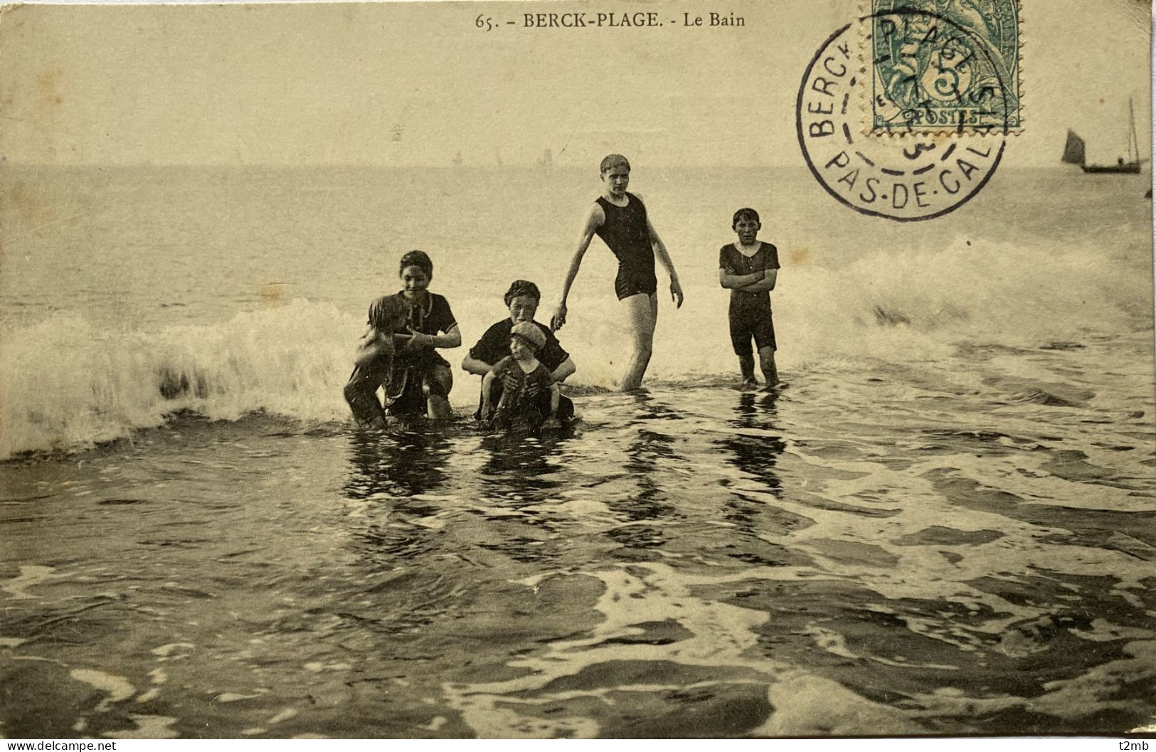 CPA (Pas De Calais) BERCK PLAGE - Le Bain (n° 65) - Berck