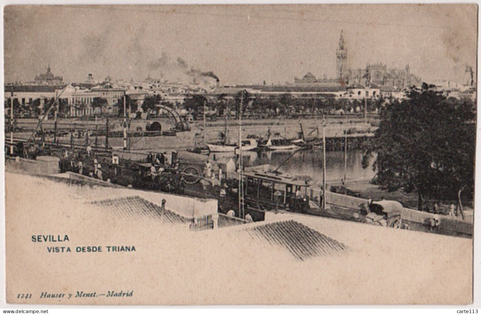 0 - B21585CPA - SEVILLA - ESPAGNE - Vista Desde Triana - Carte Pionnière - Très Bon état - EUROPE - Sevilla