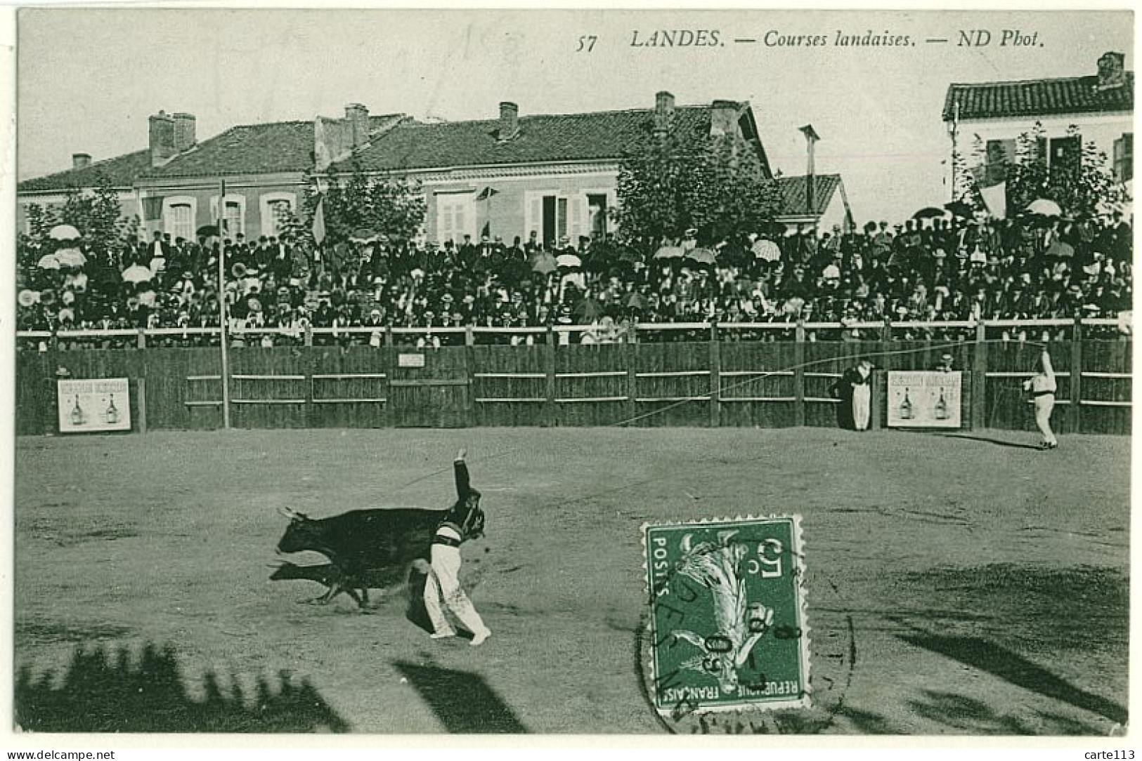 40 - B16873CPA - MONT DE MARSAN - Courses Landaises - Très Bon état - LANDES - Mont De Marsan