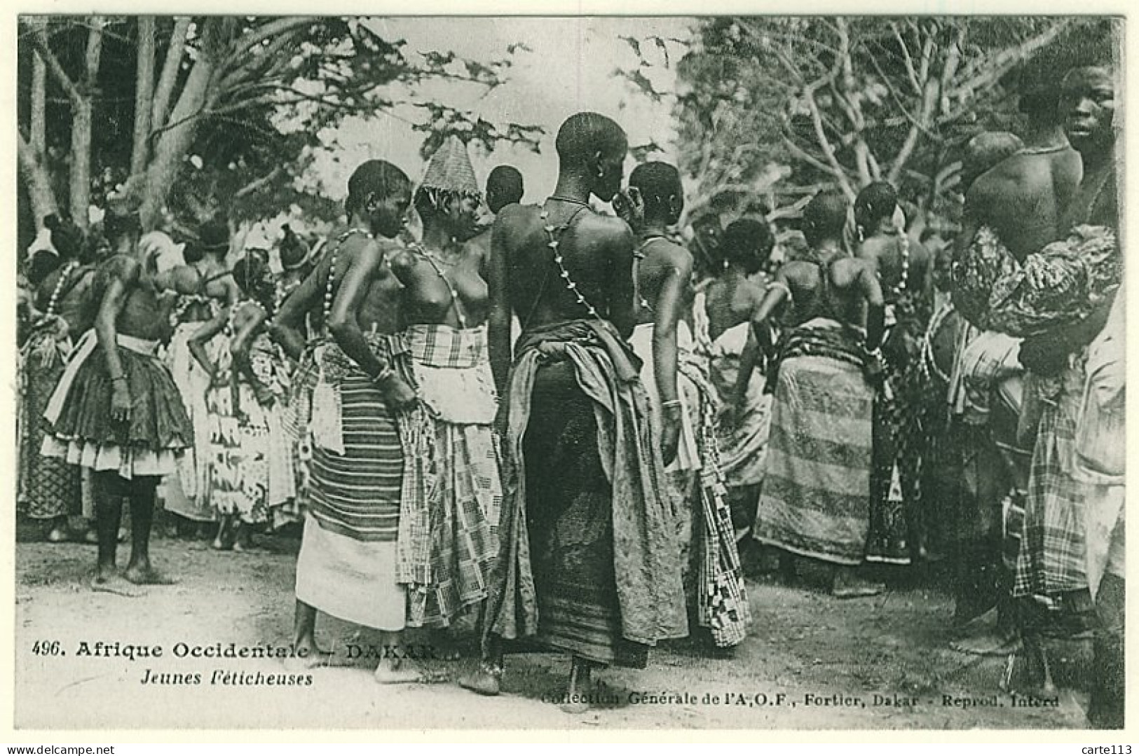 0 - T9612CPA - SENEGAL - DAKAR - Jeunes Féticheuses - Parfait état - AFRIQUE - Sénégal