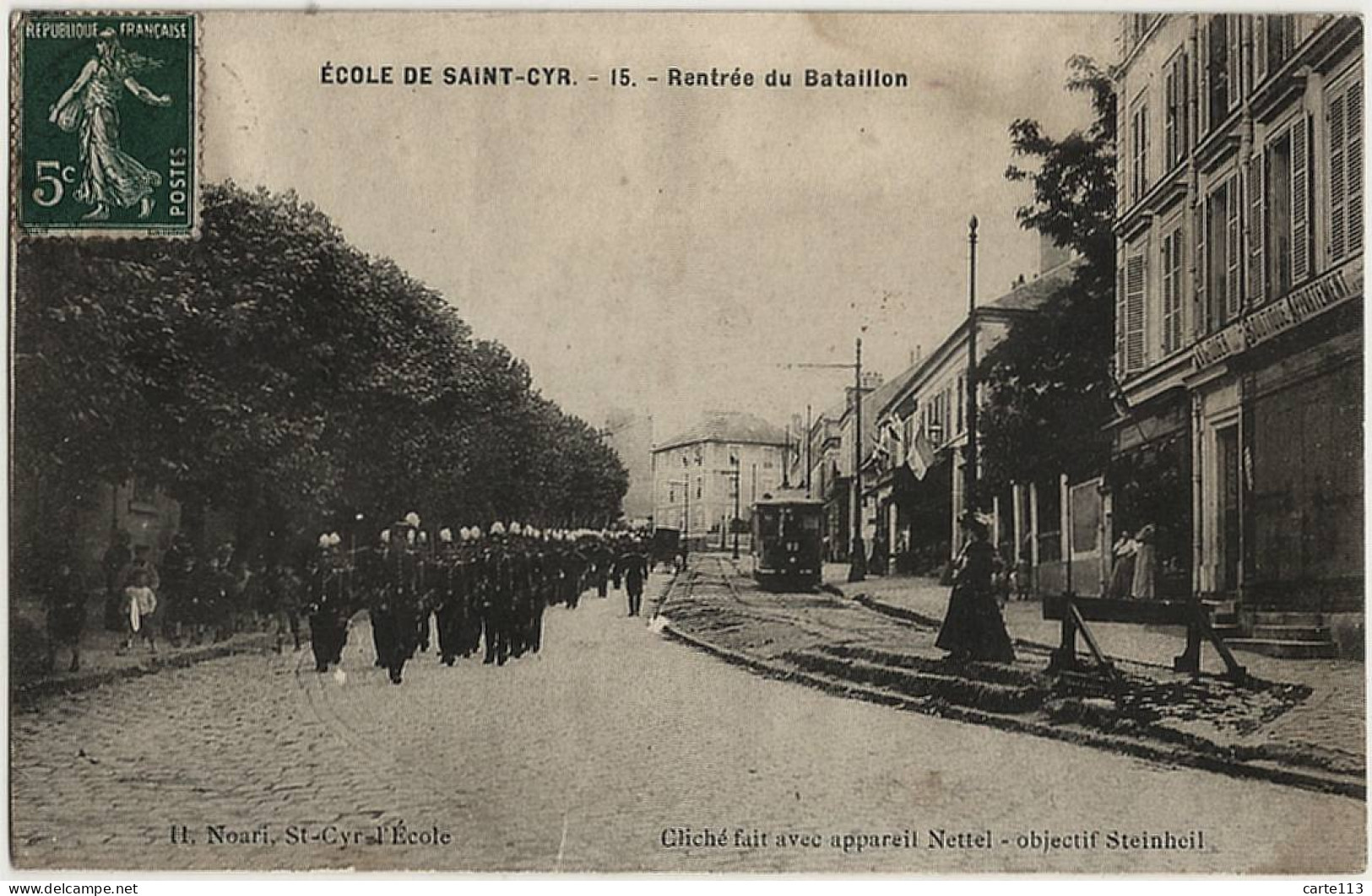 78 - B31051CPA - SAINT CYR  ECOLE - Rentree Du Bataillon, Tramway - Bon état - YVELINES - St. Cyr L'Ecole