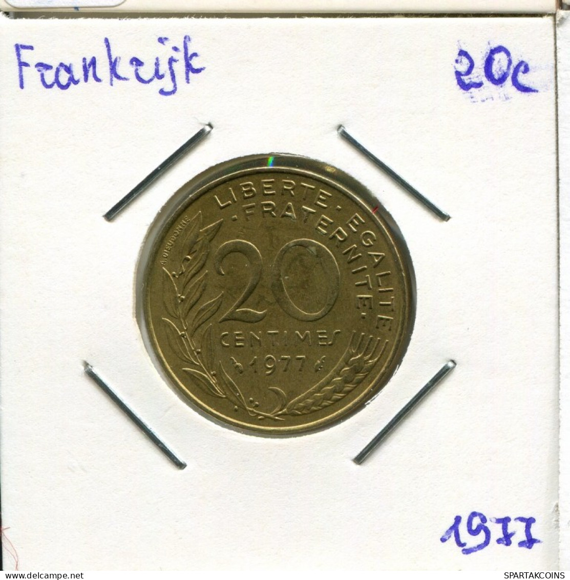 20 CENTIMES 1977 FRANCE Coin French Coin #AM858.U.A - 20 Centimes