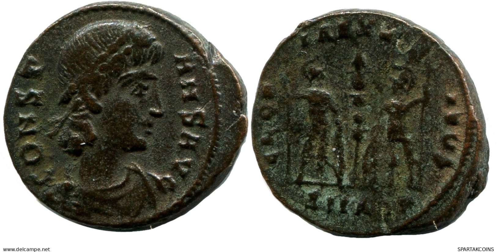 CONSTANS MINTED IN ALEKSANDRIA FOUND IN IHNASYAH HOARD EGYPT #ANC11320.14.D.A - The Christian Empire (307 AD To 363 AD)