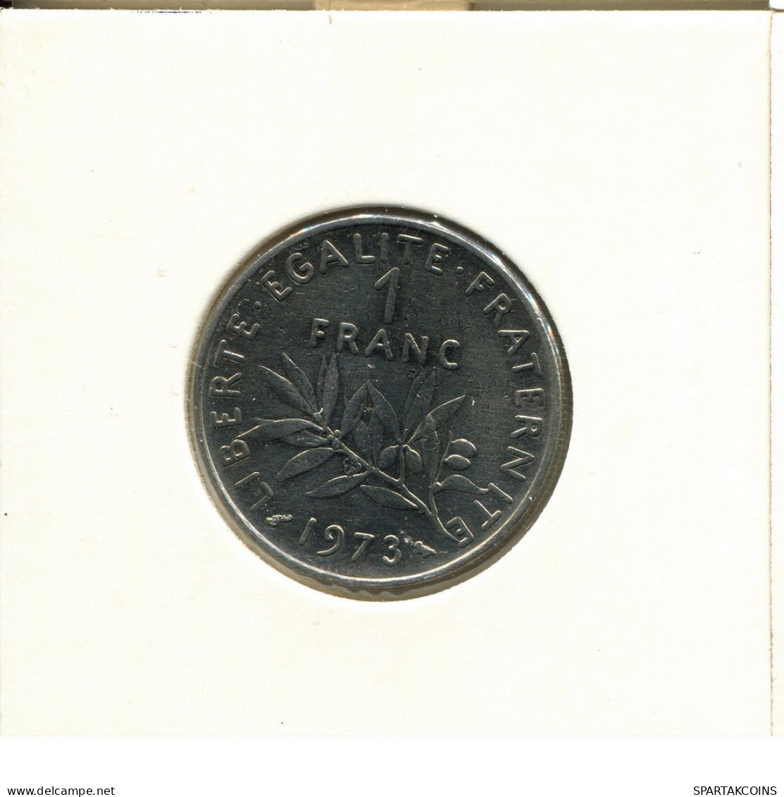 1 FRANC 1973 FRANKREICH FRANCE Französisch Münze #BB555.D.A - 1 Franc