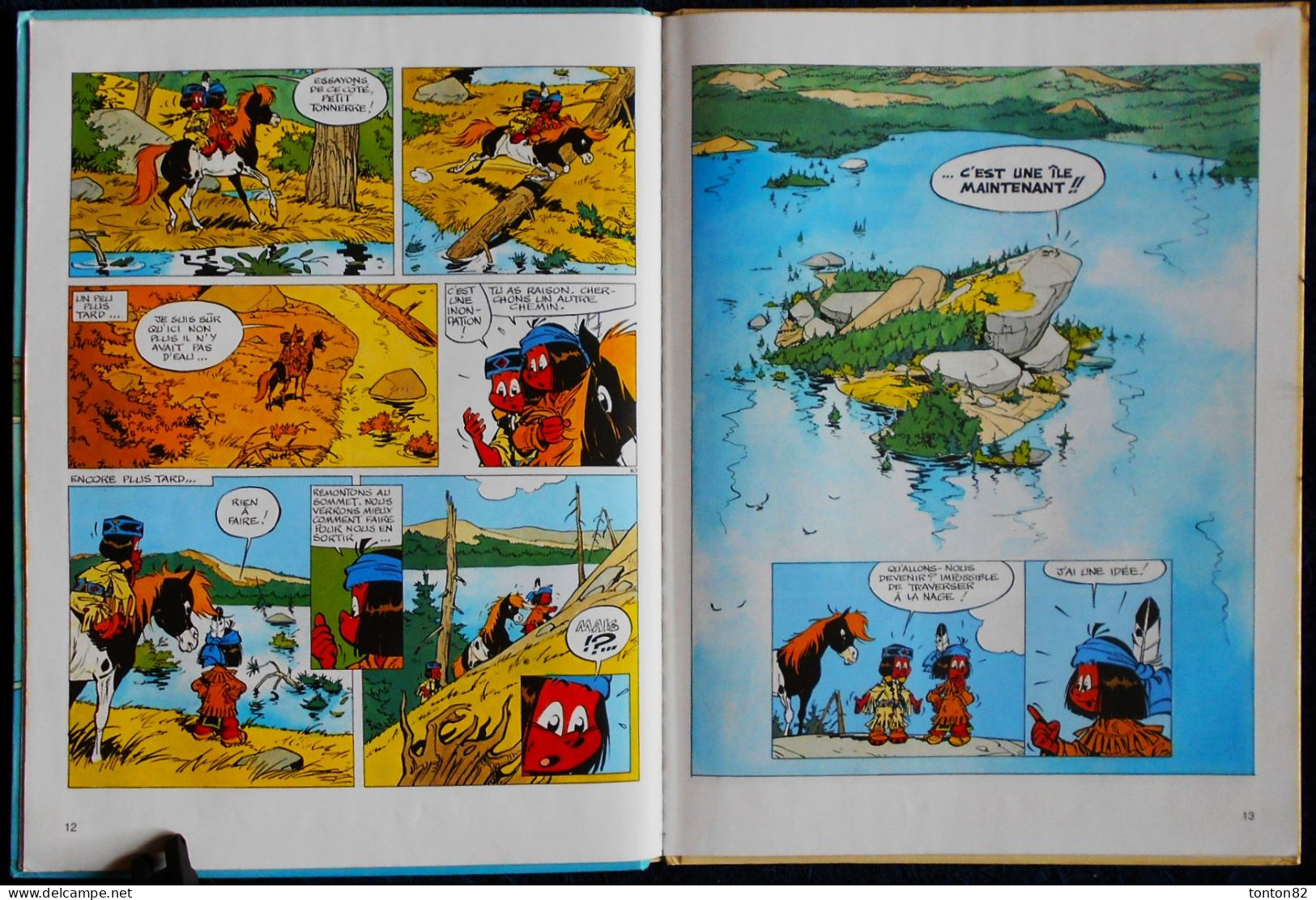 Derib + Job - YAKARI N° 9 - Les Prisonniers De L'île - Casterman - (  1990 ) . - Yakari