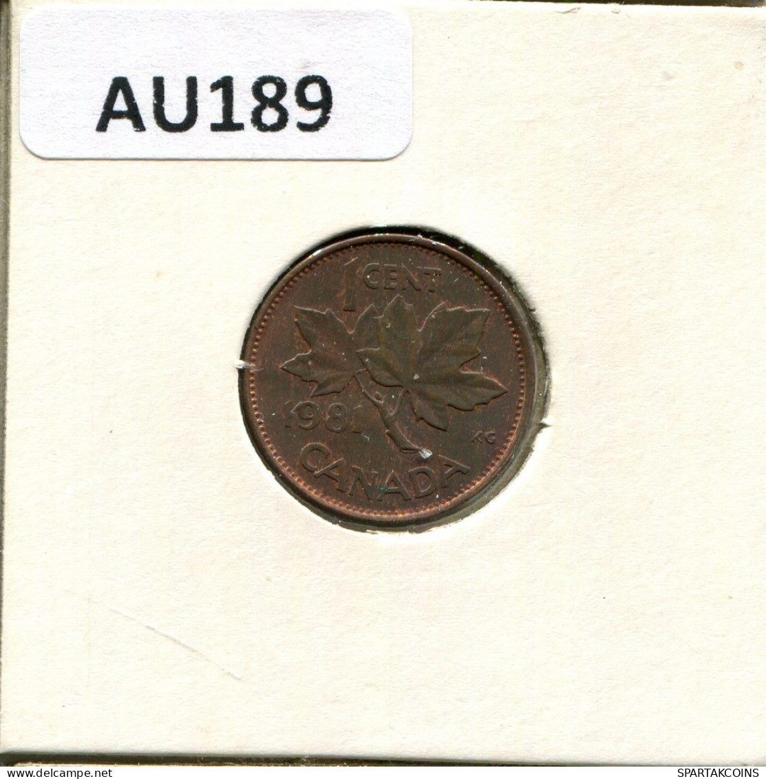 1 CENT 1981 CANADA Pièce #AU189.F.A - Canada