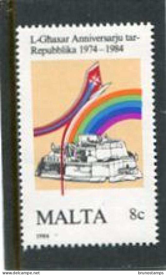 MALTA - 1984  8c  ANNIVERSARY OF REPUBLIC  MINT NH - Malta