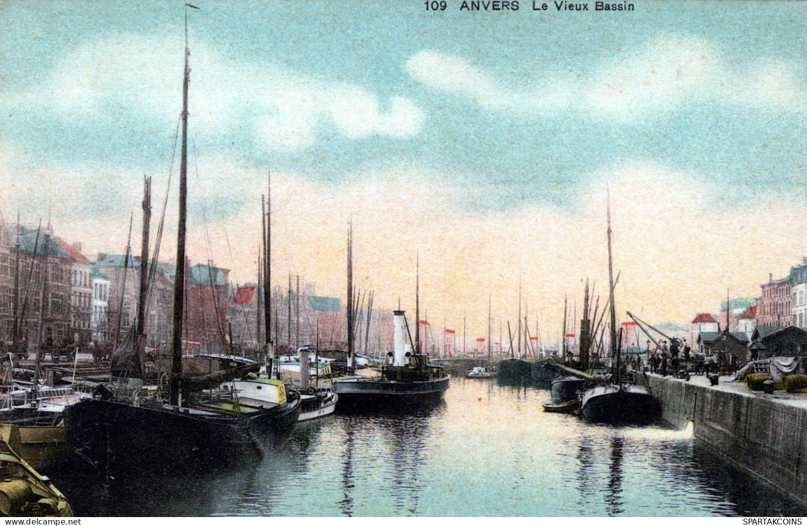 BELGIQUE ANVERS Navire Carte Postale CPA Unposted #PAD239.A - Antwerpen