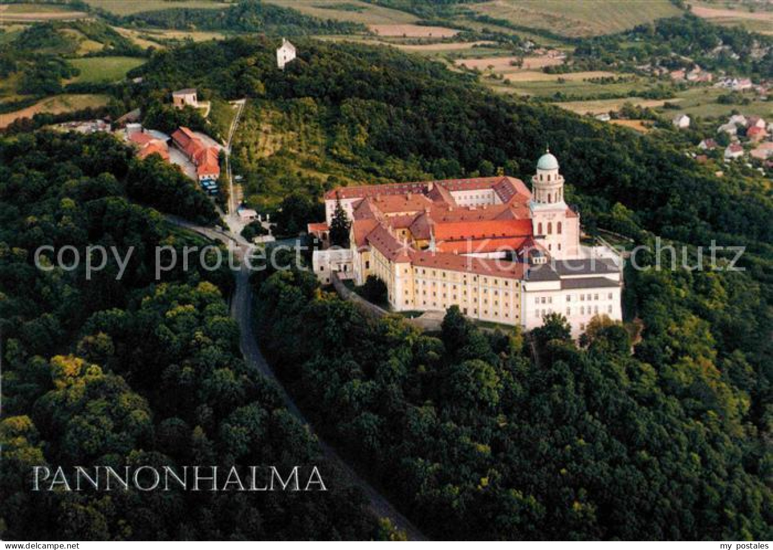 72720755 Pannonhalma Archabbey Fliegeraufnahme Erzabtei  Ungarn - Hungary