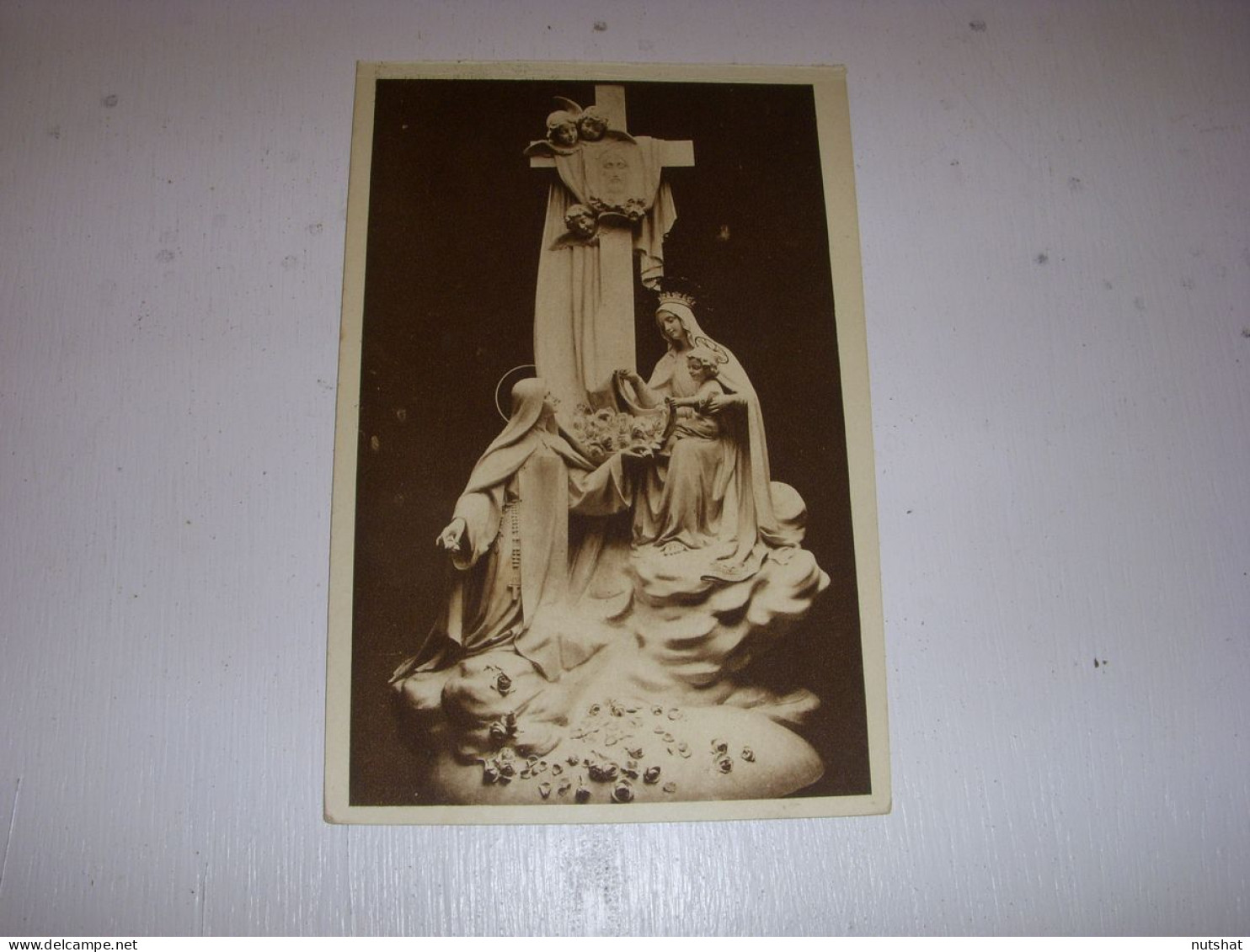 CP CARTE POSTALE CALVADOS LISIEUX CHAPELLE Des CARMELITES SCULPTURE - Vierge - Lisieux