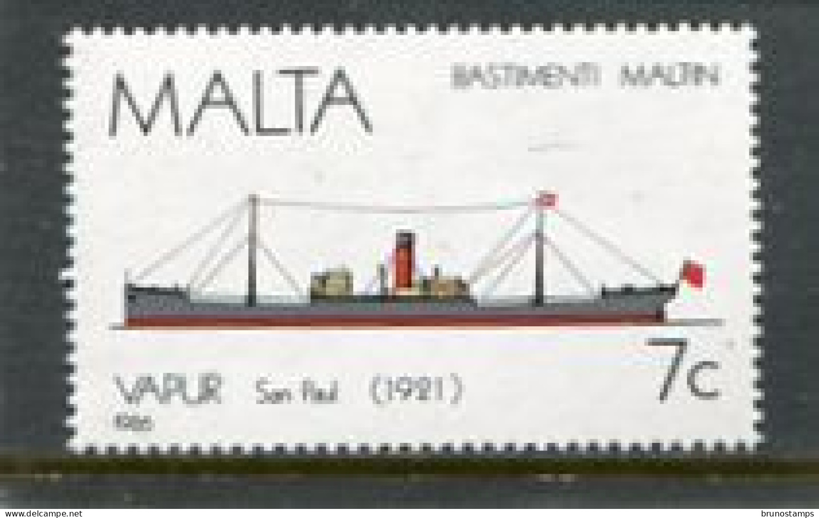 MALTA - 1986  7c  SAN PAUL  MINT NH - Malte