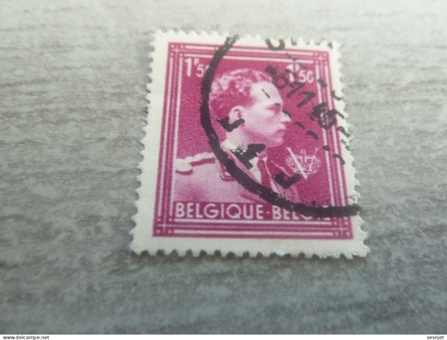 Belgique - Albert 1 - Val  1f.50 - Rose-rouge - Oblitéré - Année 1945 - - Gebruikt