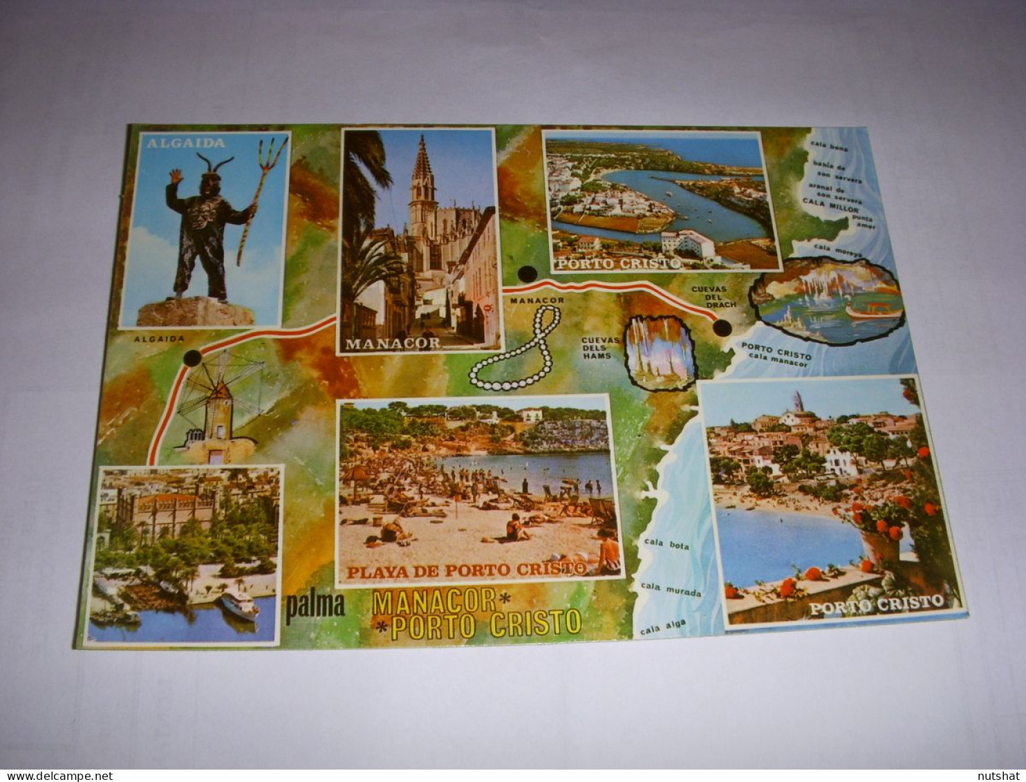 CP CARTE POSTALE ESPAGNE BALEARES MAJORQUE VUES GENERALES - ECRITE En 1991 - Mallorca