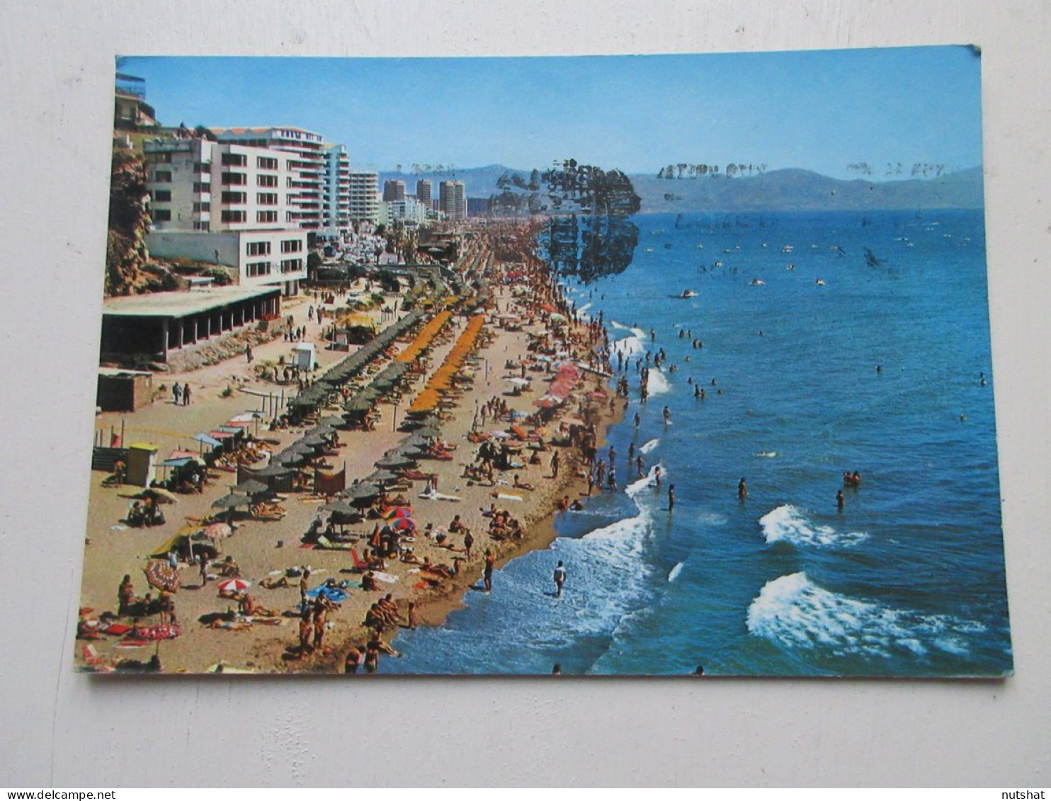 CP CARTE POSTALE ESPAGNE ANDALOUSIE TORREMOLINOS PLAGE Du BAJONDILLO - Ecrite    - Andere & Zonder Classificatie