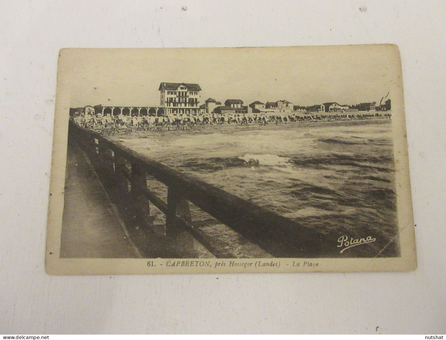 CP CARTE POSTALE LANDES CAPBRETON La PLAGE - Ecrite En 1930                      - Capbreton