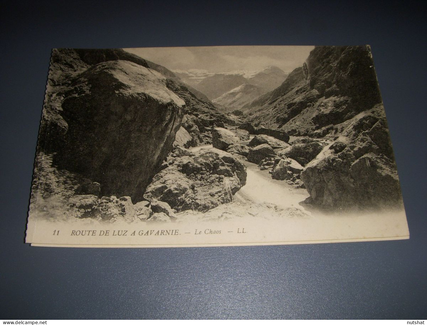 CP CARTE POSTALE HAUTES PYRENEES ROUTE De LUZ A GAVARNIE Le CHAOS - Vierge - Luz Saint Sauveur