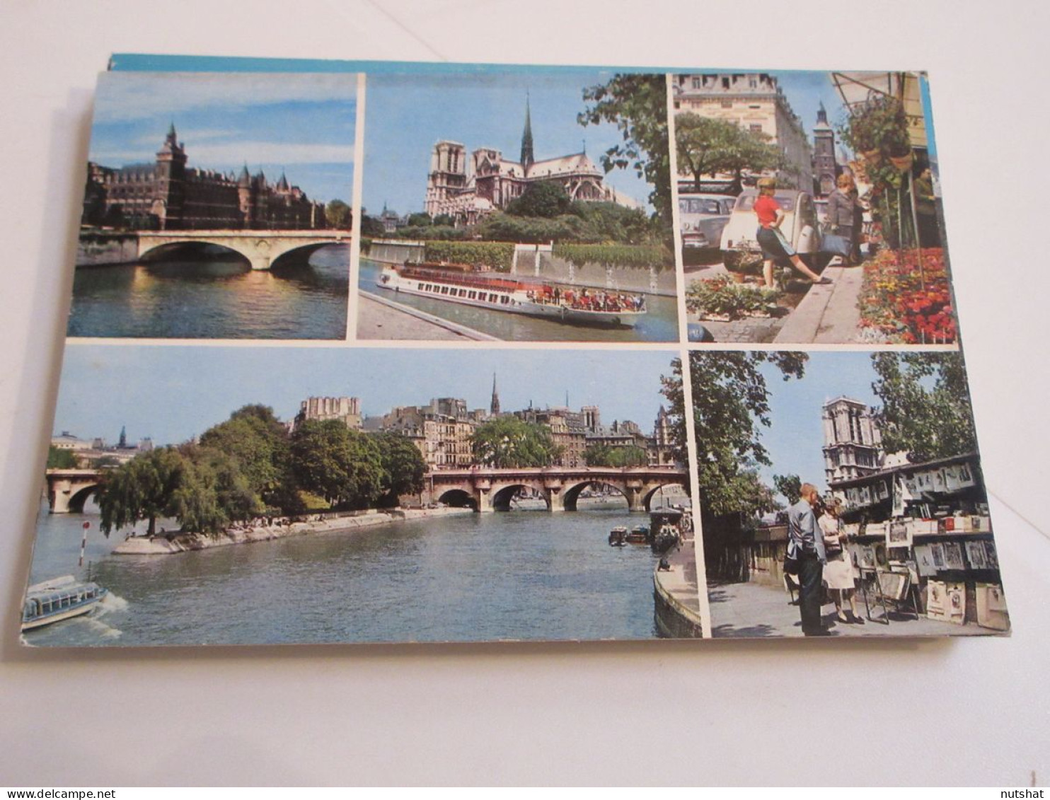 CP CARTE POSTALE PARIS VUE D'ENSEMBLE NOTRE-DAME BOUQUINISTES PONT-NEUF...       - Panoramic Views