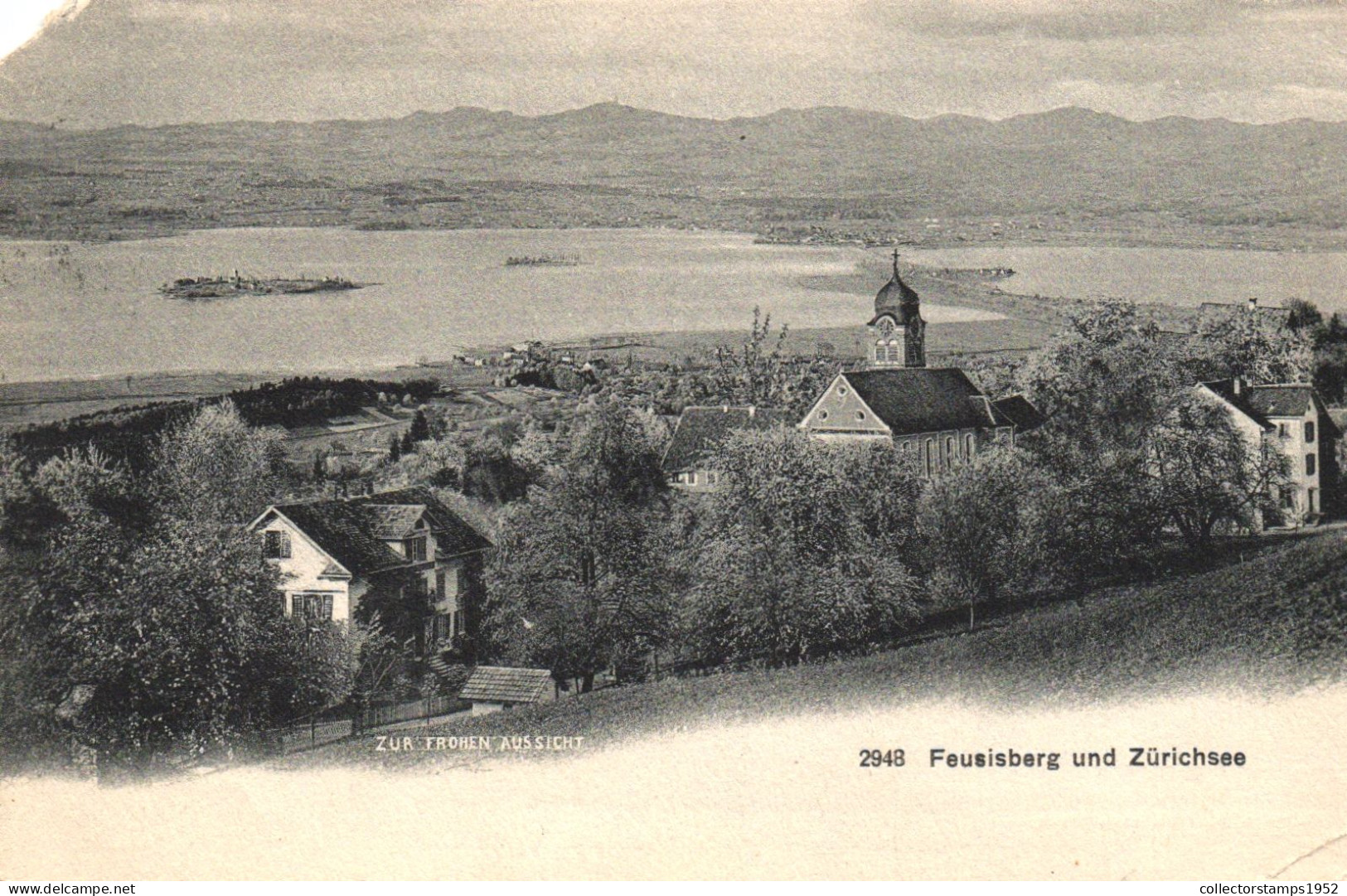 FEUSISBERG, SCHWYZ, ZURICHSEE, LAKE, ARCHITECTURE, SWITZERLAND, POSTCARD - Feusisberg