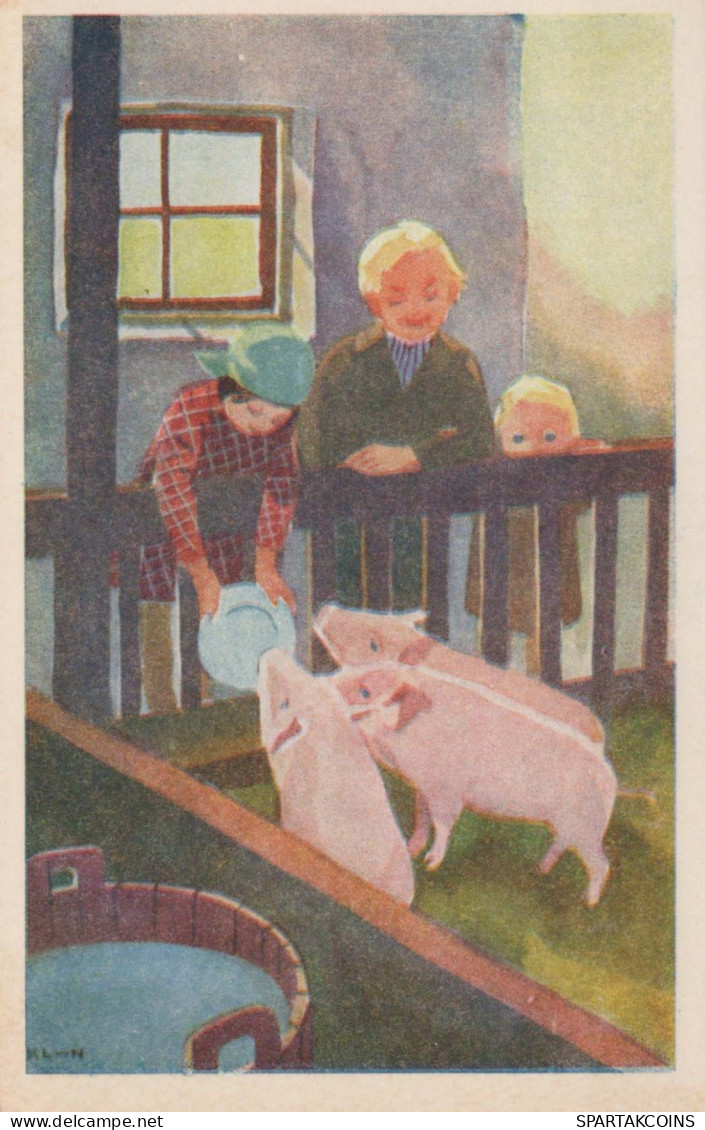 NIÑOS NIÑOS Escena S Paisajes Vintage Tarjeta Postal CPSMPF #PKG669.ES - Szenen & Landschaften