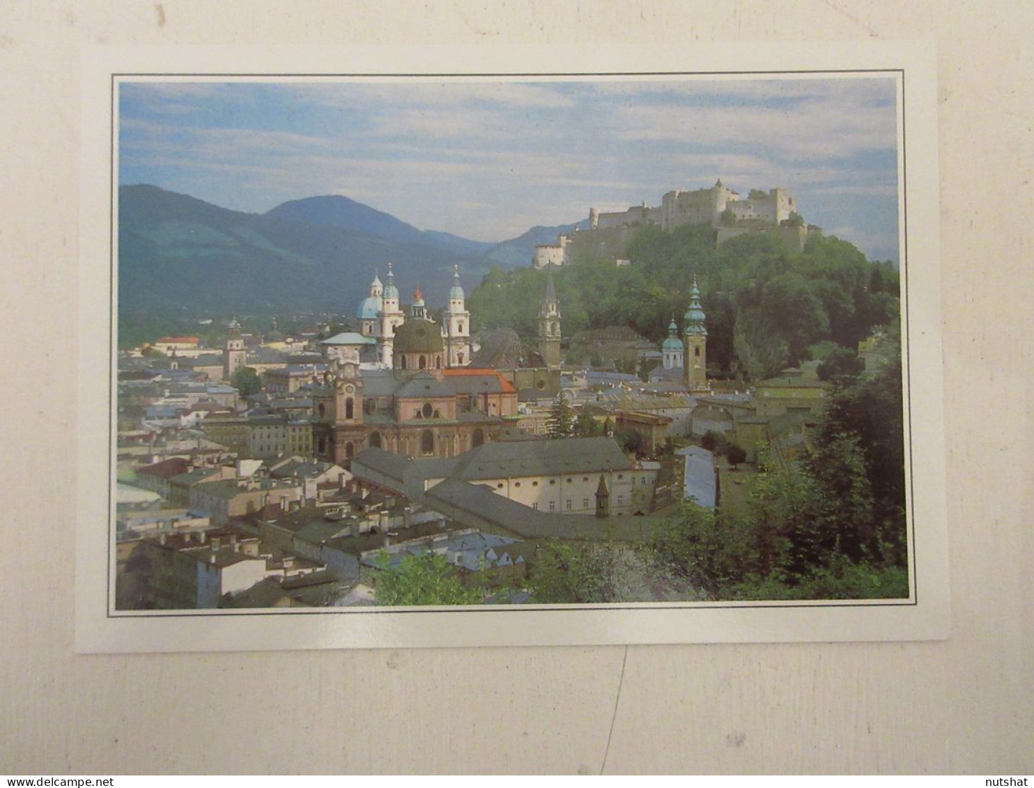 CP CARTE 03-G02 AUTRICHE SALZBOURG COLLINE MONCHOBERG FORTERESSE HOHENSALZBURG - Salzburg Stadt