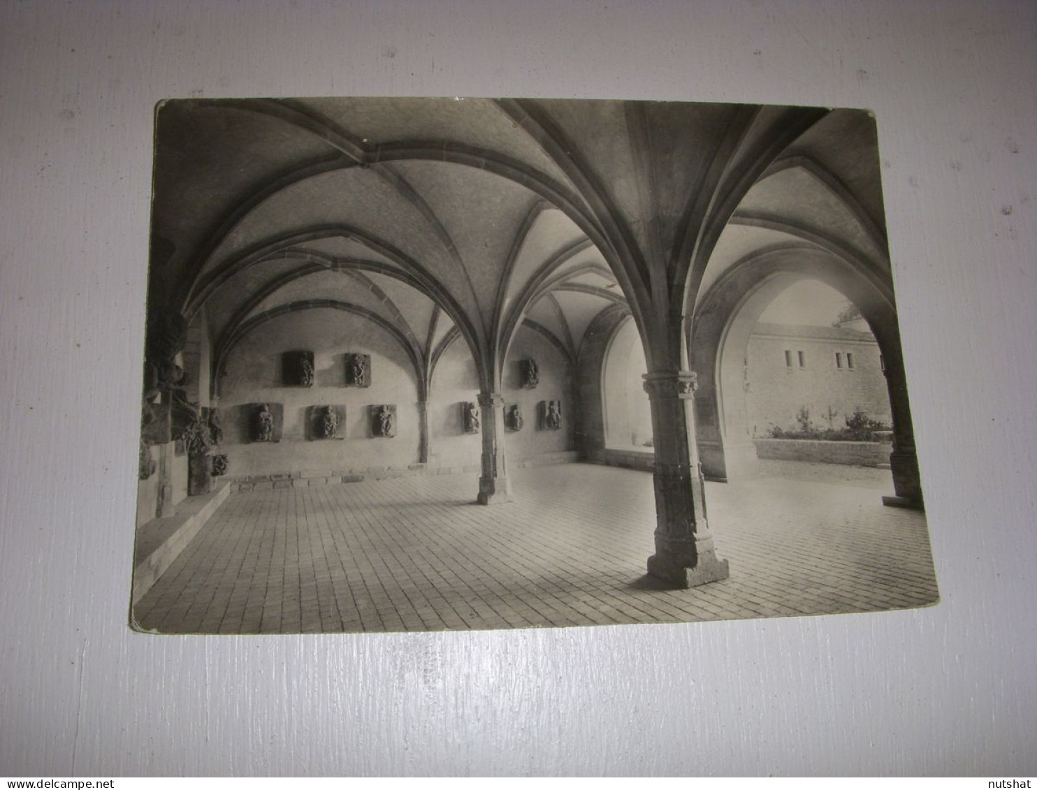 CP CARTE POSTALE VIENNE CHARROUX ANCIENNE ABBAYE SALLE CAPITULAIRE - Vierge      - Charroux