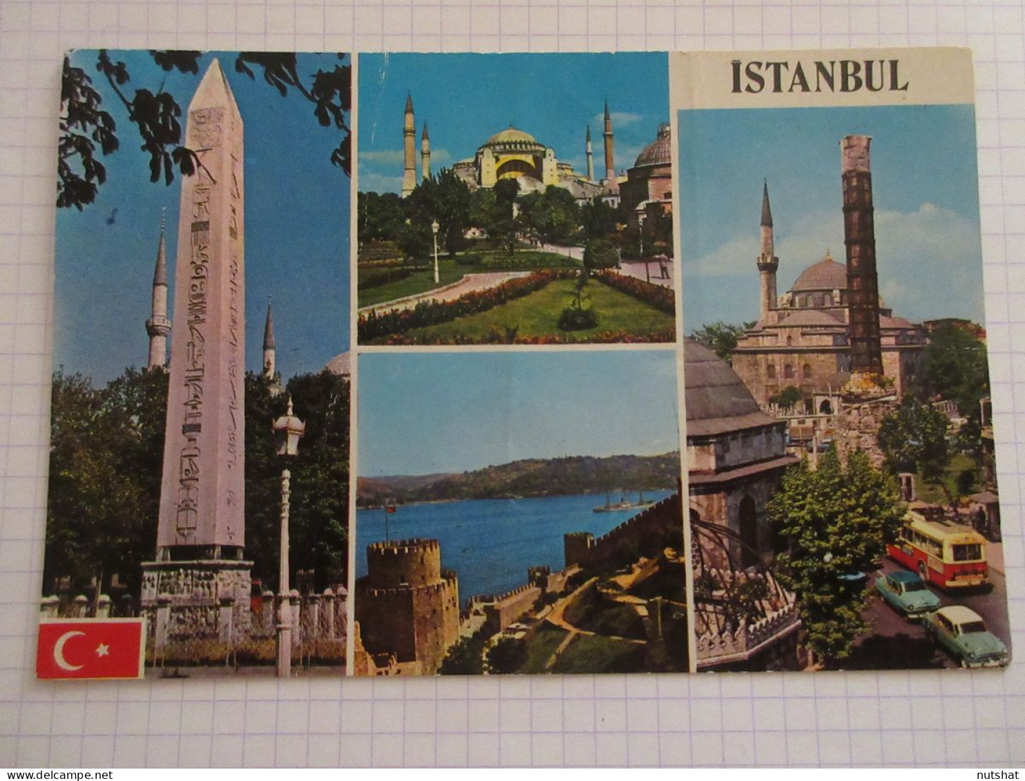 CP CARTE POSTALE TURQUIE ISTANBUL VUES DIVERSES - Ecrite. Timbree Au Verso. - Turquie