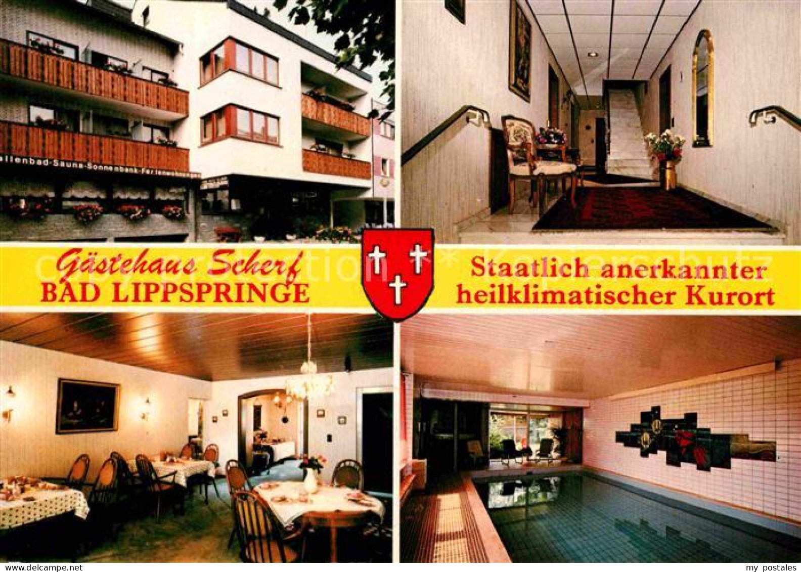 72716821 Bad Lippspringe Gaestehaus Scherf Pension Hallenbad Bad Lippspringe