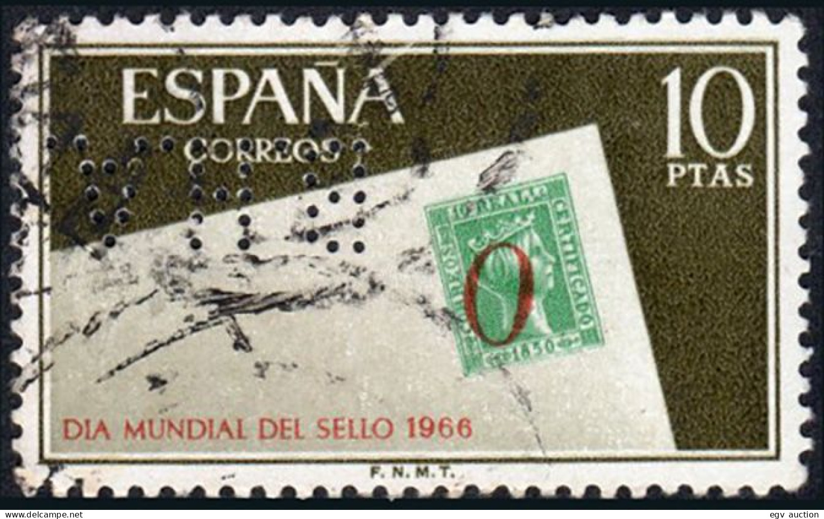 Madrid - Perforado - Edi O 1725 - "B.H.A." Pequeño (Banco) - Unused Stamps