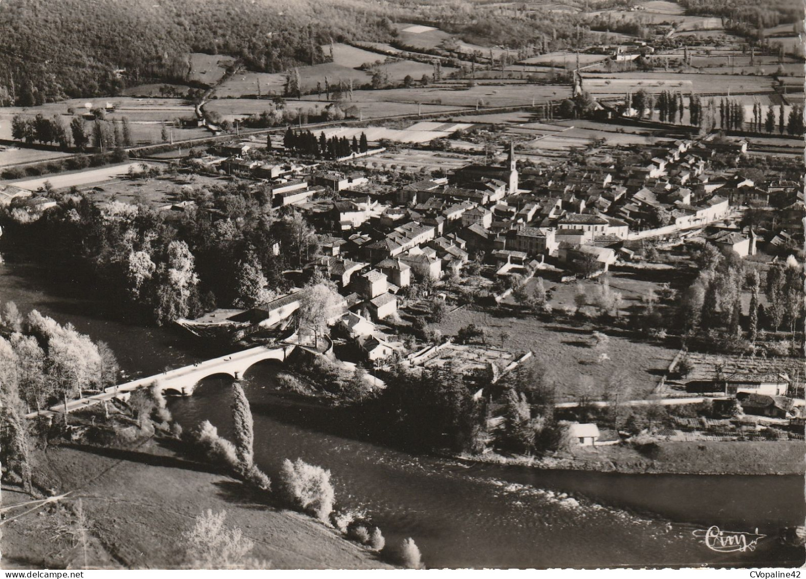 VALENTINE (31) Vue Générale Aérienne Sur La Ville Et La Garonne  CPSM GF - Otros & Sin Clasificación