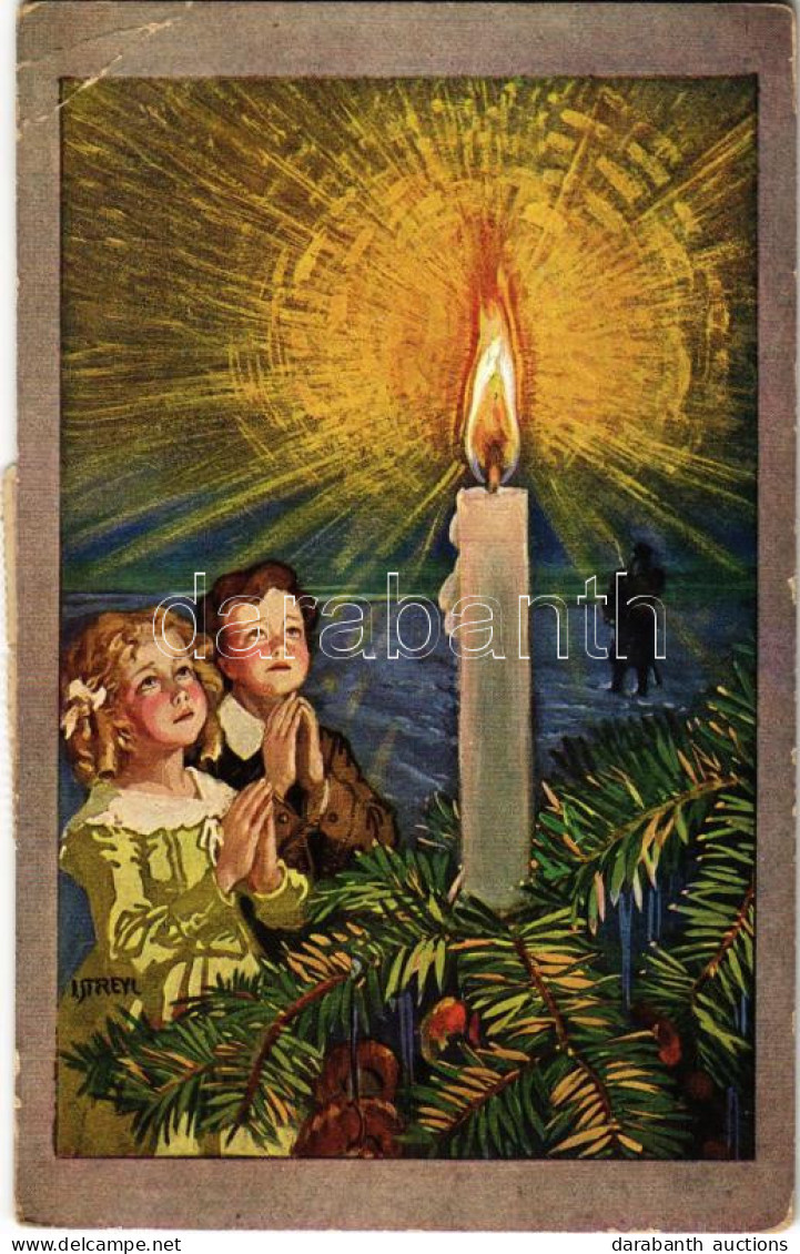 T3 1922 Christmas Greeting Art Postcard. M. Munk Nr. 936. S: Streyl (EB) - Sin Clasificación