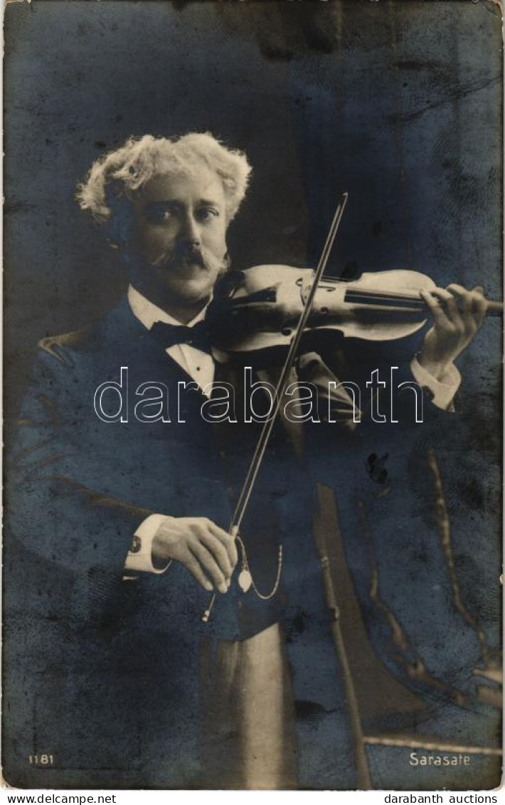 ** T2/T3 Pablo De Sarasate Spanyol Hegedűművész és Zeneszerző / Spanish (Navarrese) Violin Virtuoso, Composer And Conduc - Sin Clasificación