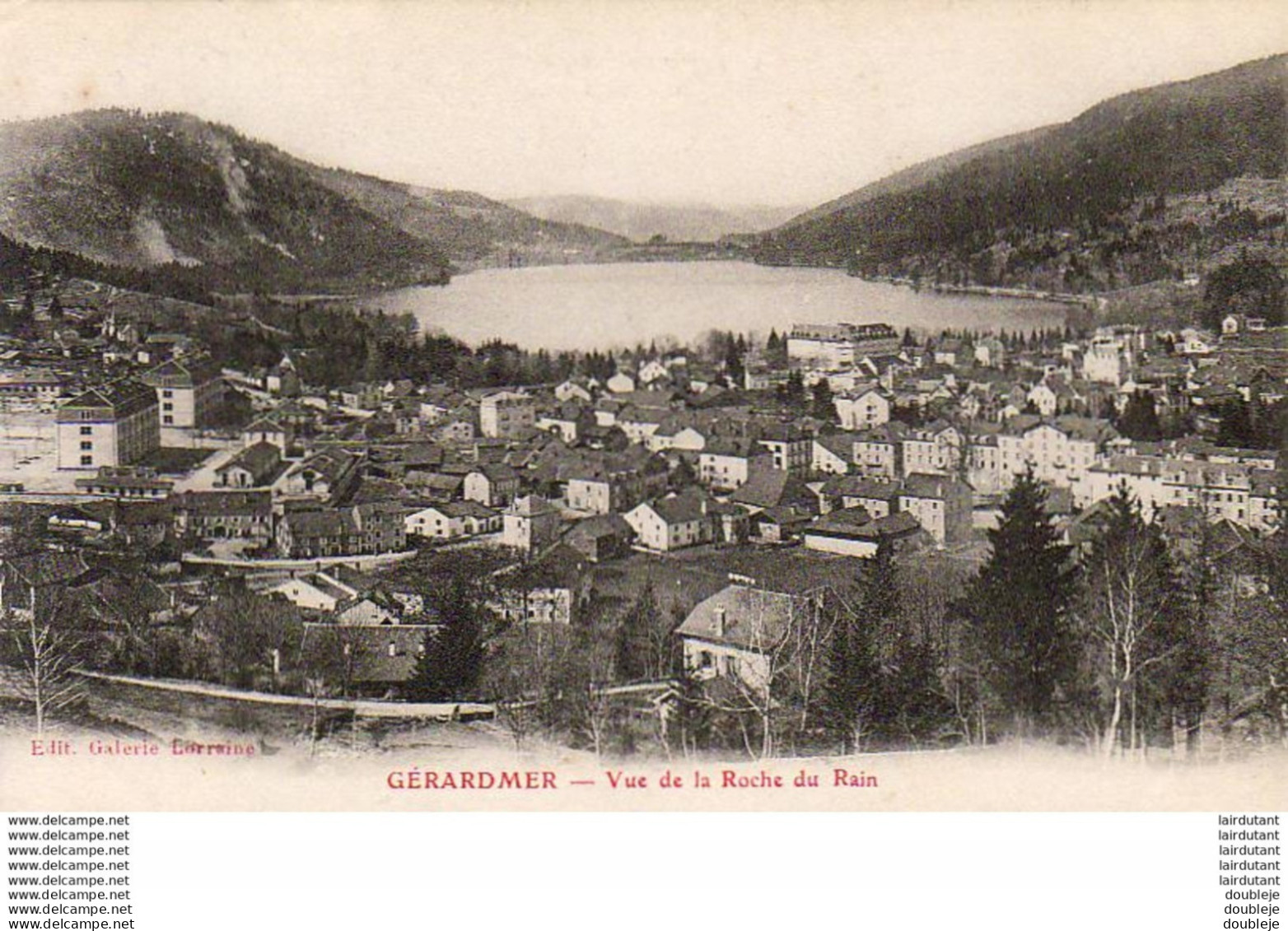 D88  GERARDMER  Vue De La Roche Du Bain  ..... - Gerardmer