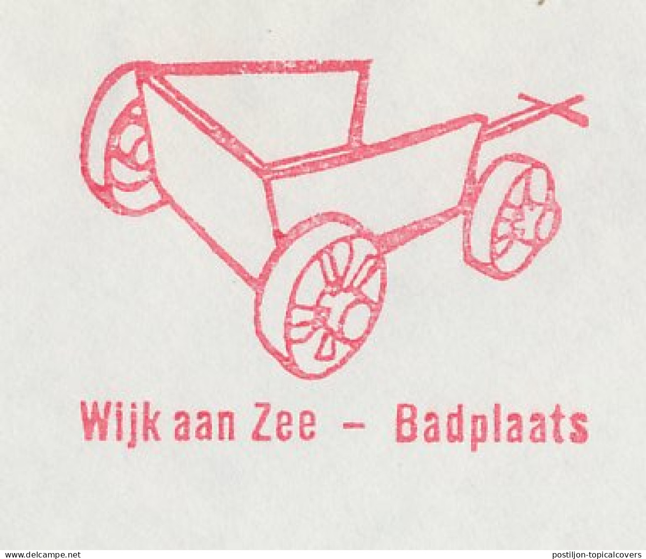 Meter Cover Netherlands 1970 Bolder Cart - Wijk Aan Zee - Beverwijk - Other & Unclassified