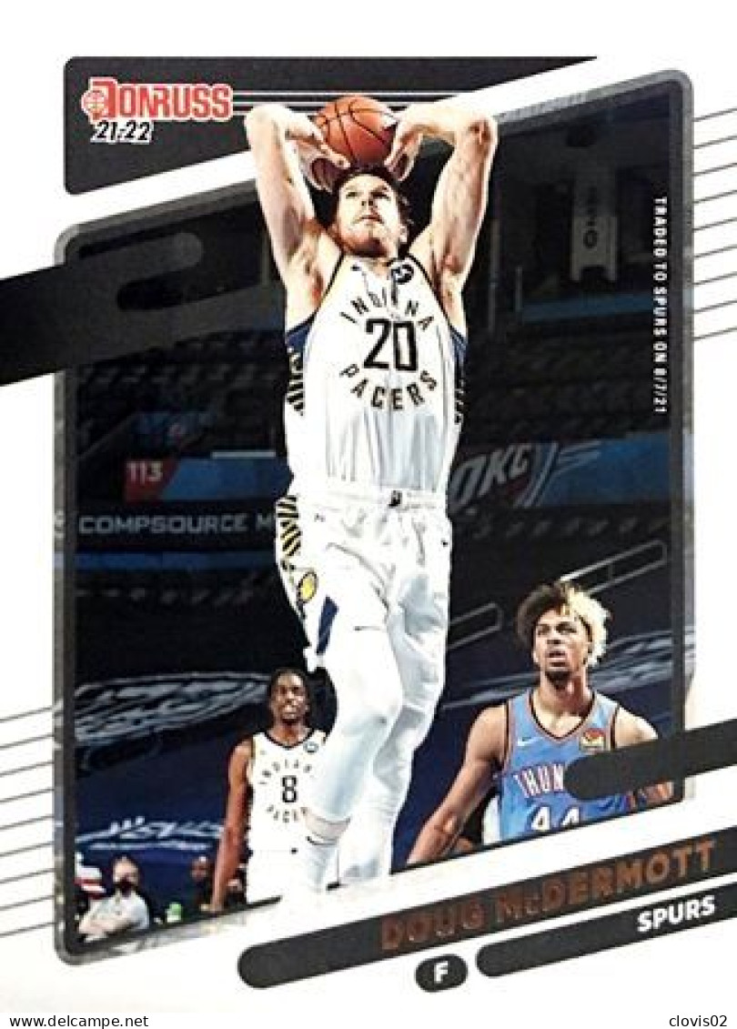 158 Doug McDermott - San Antonio Spurs - Carte Panini NBA Donruss 2021-2022 - Autres & Non Classés