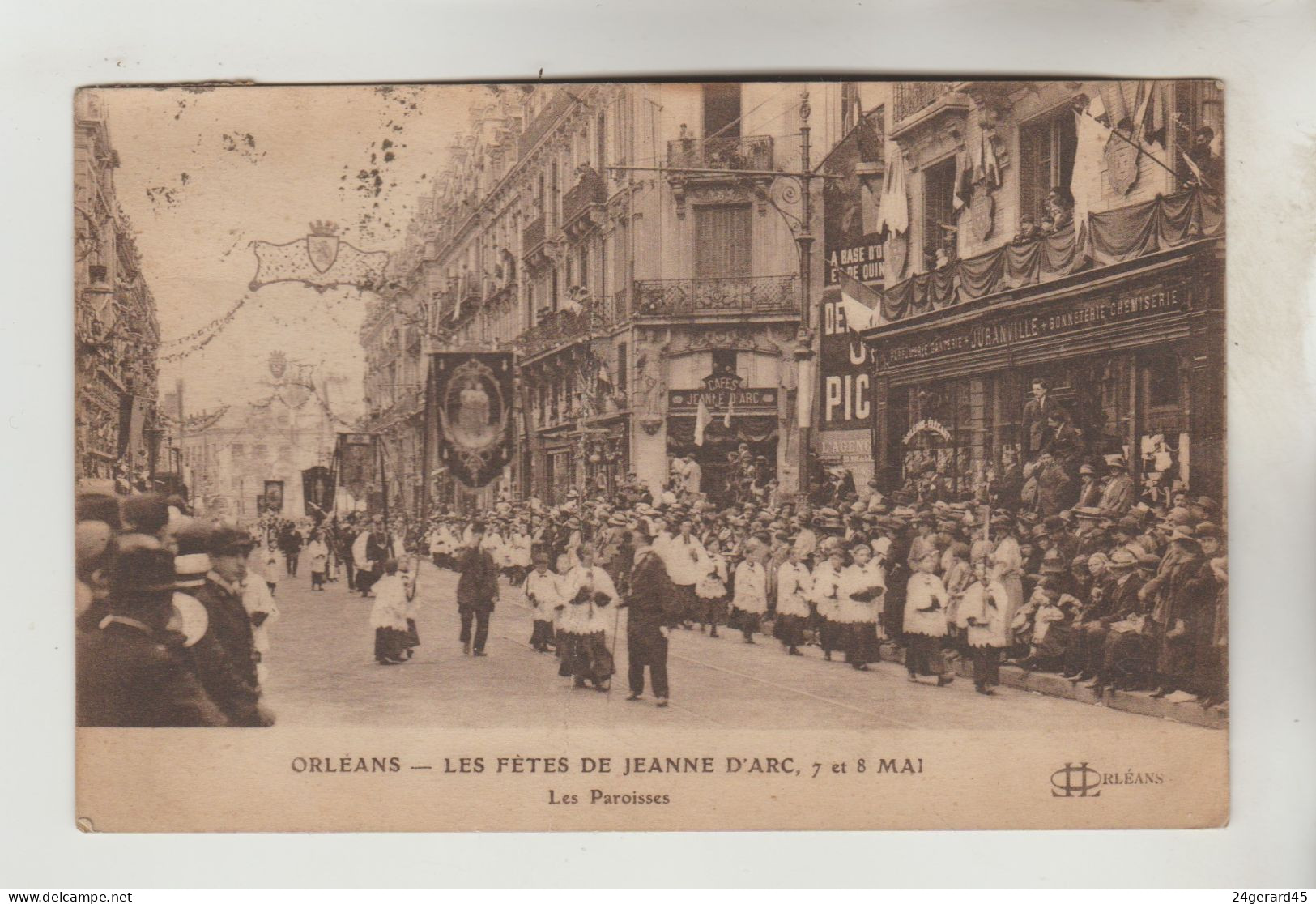 CPSM ORLEANS (Loiret) - Les Fêtes De Jeanne D'Arc 7 Et 8 Mai : Les Paroisses - Orleans