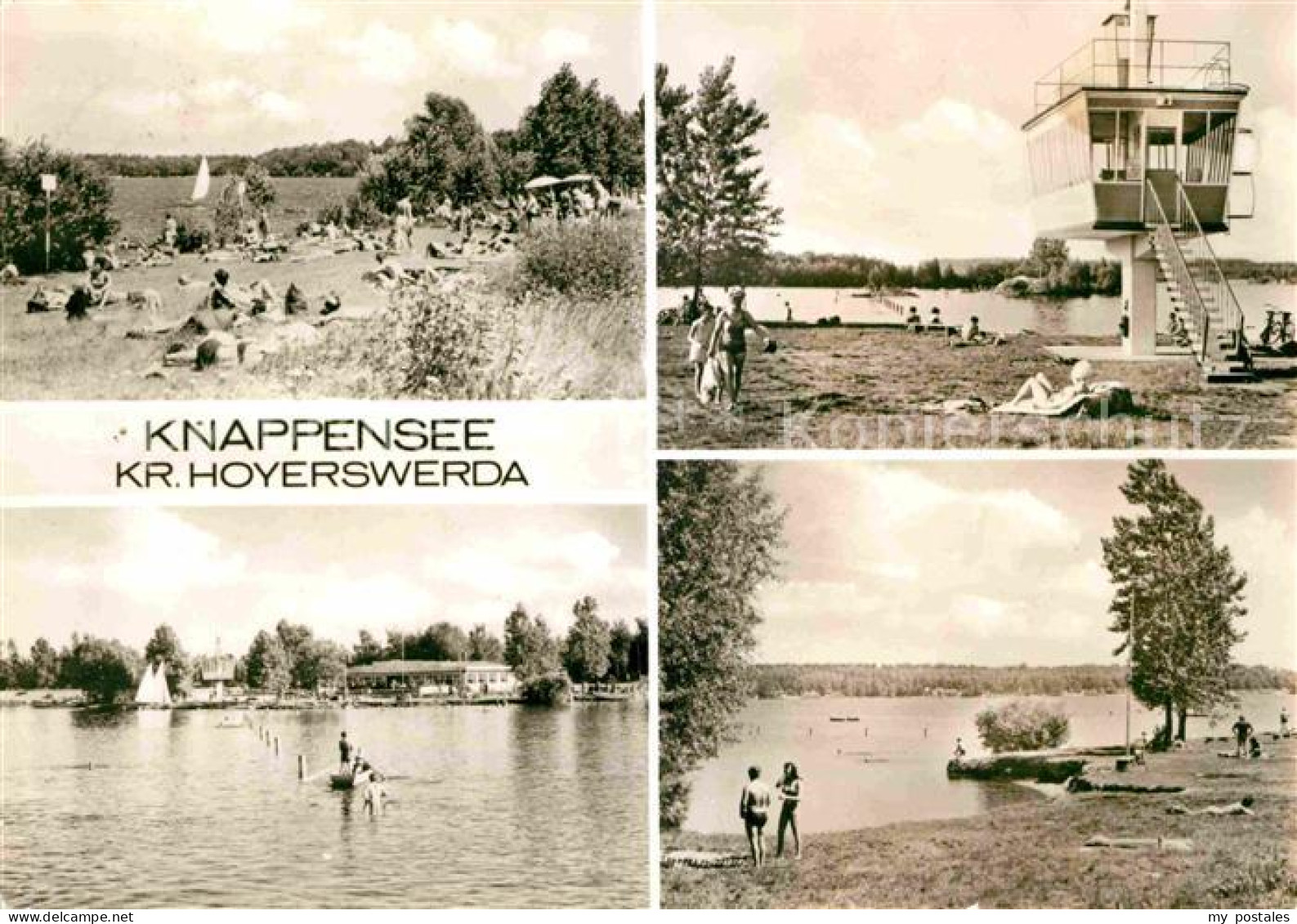 72712340 Knappensee Oberlausitz Badestrand Regattaturm Knappensee Oberlausitz - Lohsa