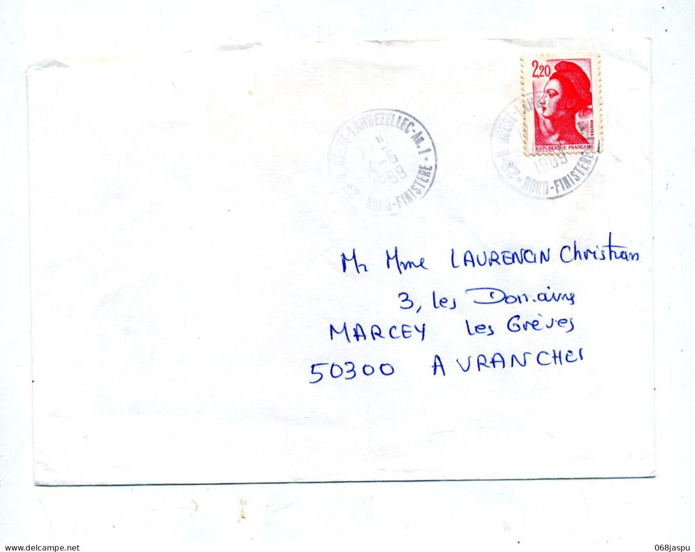 Lettre Cachet Brest Annexe 1 - Handstempel