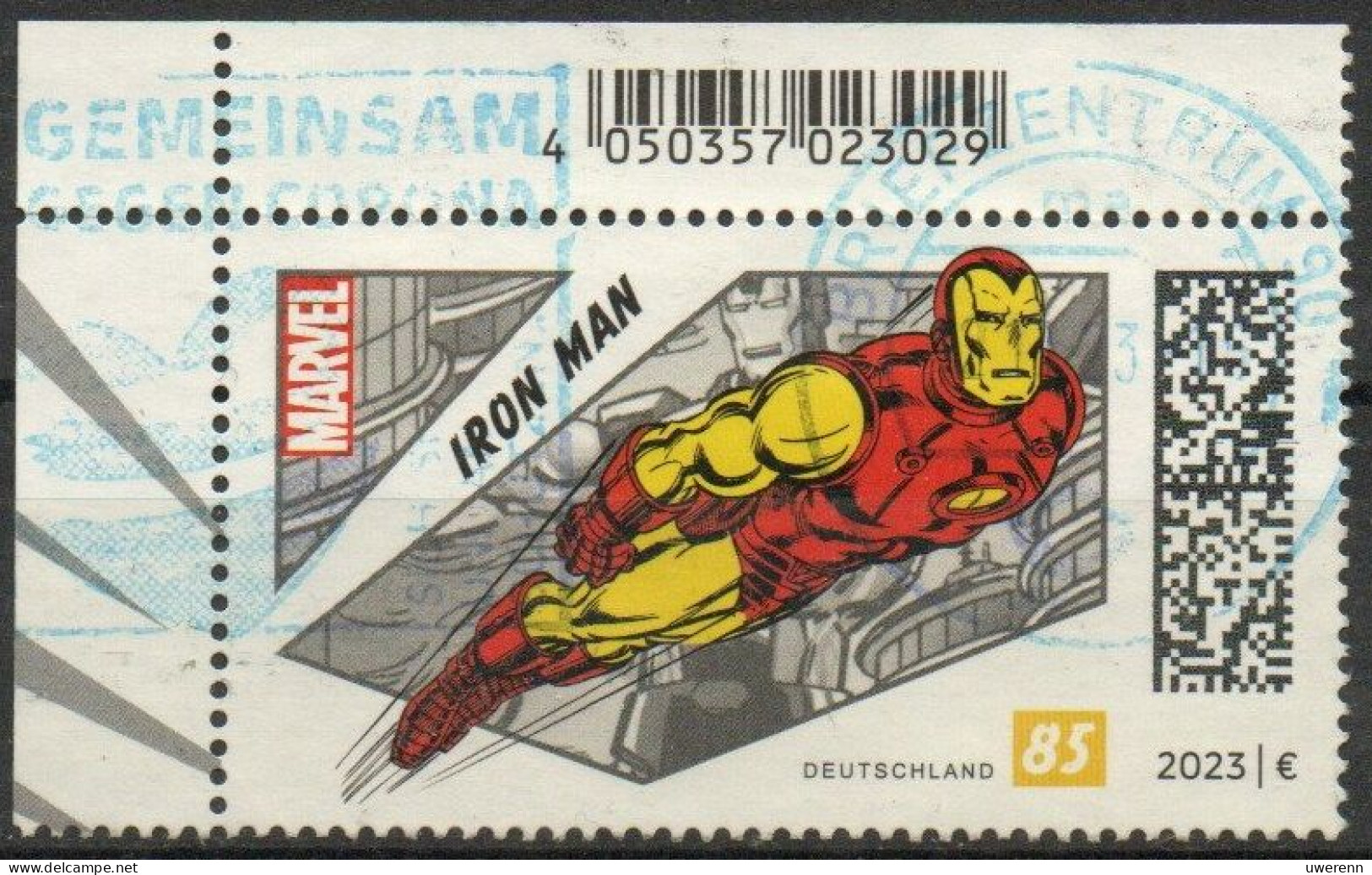 Deutschland 2023. Superhelden, Iron Man, Mi 3784 Gestempelt - Used Stamps