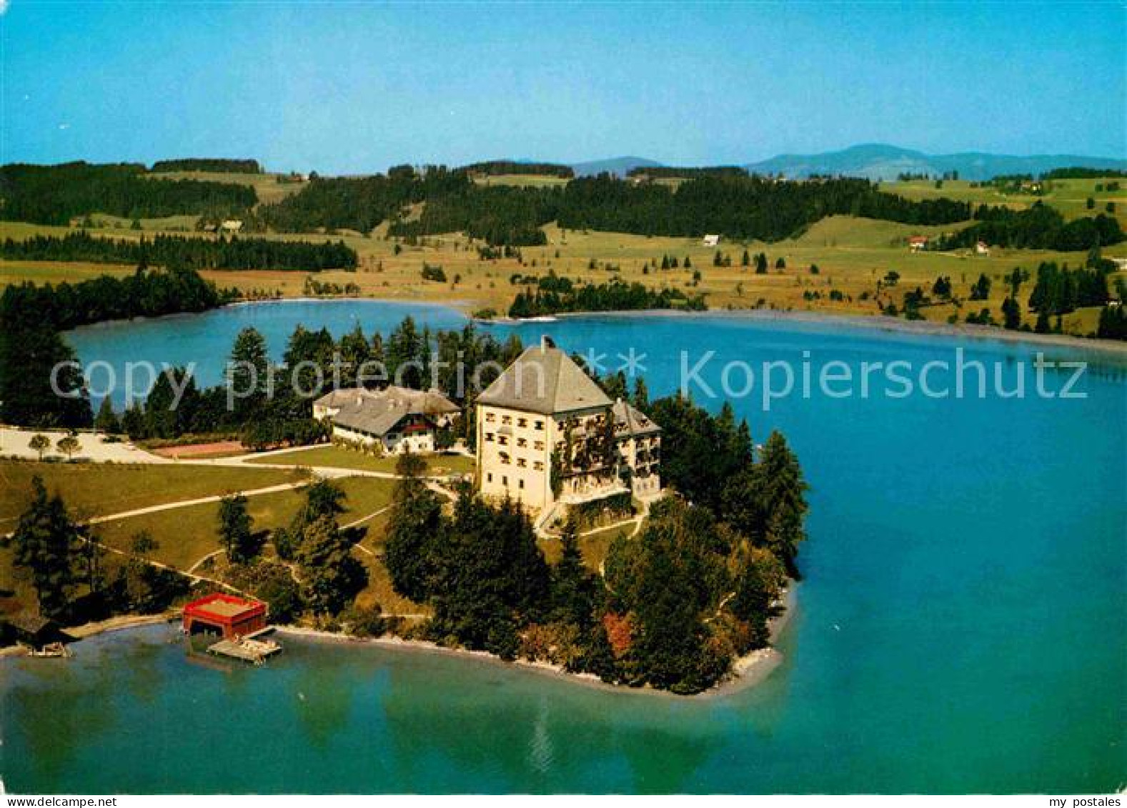 72711597 Hof Salzburg Hotel Schloss Fuschl See Fliegeraufnahme Hof Bei Salzburg - Sonstige & Ohne Zuordnung