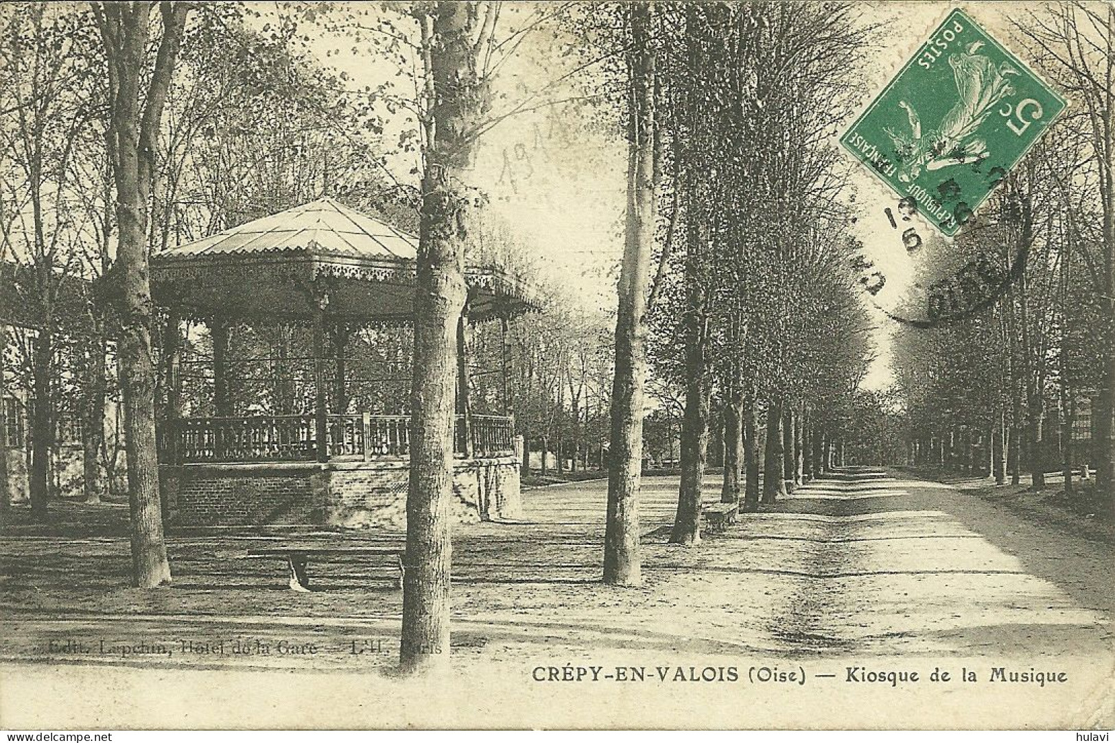 60  CREPY EN VALOIS - KIOSQUE A MUSIQUE (ref 8593) - Crepy En Valois