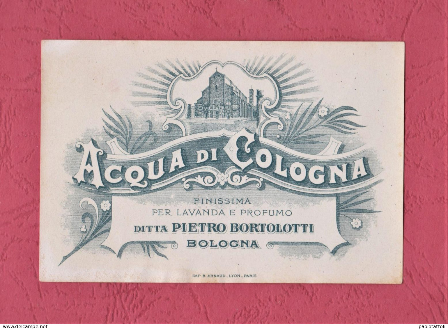 Etiquettes Parfume, Parfume Label, Etichette Profumeria Pietro Bortolotti-Acqua Di Cologna Finissima - Etiquetas